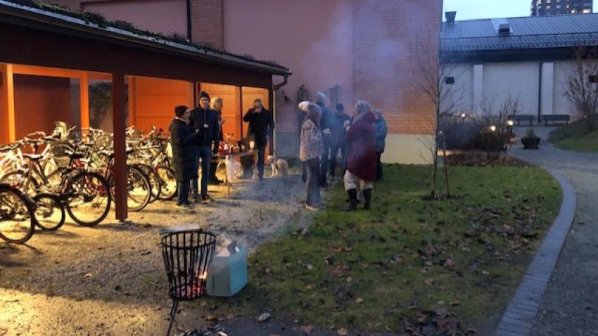 Trevligt grann-sällskap