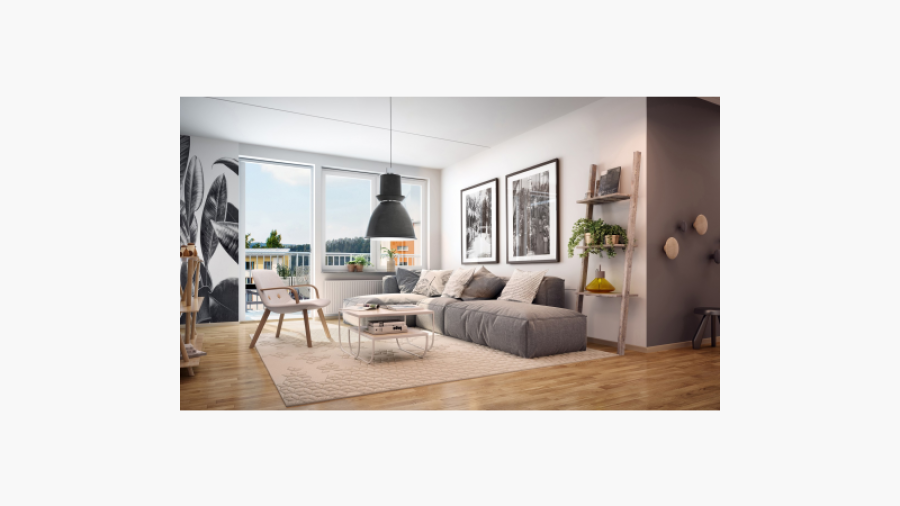 Interiör mäklarbild